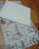 2Lİ BANYO SETİ BASKILI GRANİT KAHVE - 2