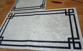 2Lİ BANYO SETİ BASKILI LUNA BEYAZ - 2