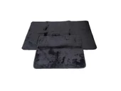 BANYO PASPASI 2'Lİ SET ECOSER PUFF SİYAH thumbnail 2