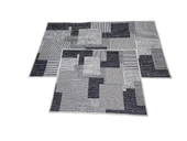 2Lİ BANYO SETİ BASKILI KARE SİYAH thumbnail 4