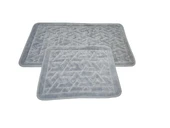 BANYO PASPASI 2'Lİ SET KARO GRİ thumbnail 2