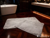 BANYO PASPASI 2'Lİ SET SET PUFF GRİ thumbnail 1