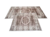 2Lİ BANYO SETİ BASKILI VERSACE KAHVE - 8
