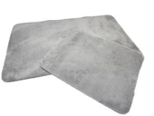 BANYO PASPASI 2'Lİ SET SET PUFF GRİ thumbnail 2