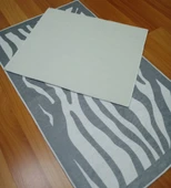 2Lİ BANYO SETİ BASKILI ZEBRA GRİ - 4