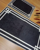 BANYO PASPASI 2'Lİ SET BASKILI LUNA SİYAH thumbnail 3