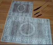 2Lİ BANYO SETİ BASKILI VERSACE KAHVE - 6