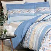 ÖZDİLEK TEK KİŞİLİK NEVRESİM TAKIMI ECLECTİC SARI thumbnail 1