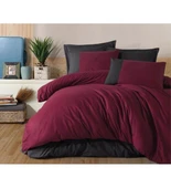 ÇİFT KİŞİLİK RANFORCE YORGAN PURE V6 BORDO - 1