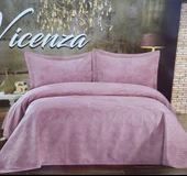 VİCENZA ÇİFT KİŞİLİK TAY TÜYÜ YATAK ÖRTÜSÜ PUDRA thumbnail 1