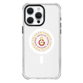 iPhone 15 Pro Max Galatasaray Magsafe Aslolan Şeffaf Telefon Kılıfı - 1