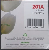 HP 201A CF403A TONER KIRMIZI,MAGENTA,MUADİL,İTHAL ÜRÜN thumbnail 3