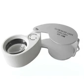 Mini 40x25mm Takı Büyüteç, Cep Büyüteç, Teftiş, Elmas Pullar, Madeni Kontrol Lup Mg21011 - 2