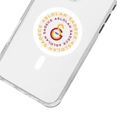 iPhone 16 Pro Max Galatasaray Magsafe Aslolan Şeffaf Telefon Kılıfı - 3