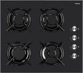 Regal AO 6041 SC Siyah Cam Ankastre Ocak - 1