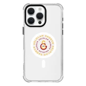 iPhone 16 Pro Max Galatasaray Magsafe Aslolan Şeffaf Telefon Kılıfı - 1