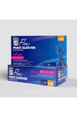 Flex tek kullanımlık pudrasız tpe eldiven 100'lü L-XL mavi - 3