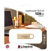 Kingston DTSE9G3-128GB 128GB 220MB-s Metal USB 3.2 Gen 1 DataTraveler SE9 G3 Flash Bellek thumbnail 2