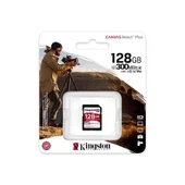Kingston SDR2-128GB Canvas React Plus SDXC UHS-II 300R-260W U3 V90 for Full HD-4K-8K Hafıza Kartı thumbnail 2