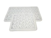 BANYO PASPASI 2'Lİ KARO EKRU thumbnail 2