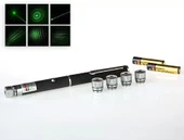 Yeşil Lazer Pointer 8000 Mw  5 Başlıklı - 3