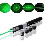 Yeşil Lazer Pointer 5000 Mw 15 Km Etkili (tek Başlık 5 Model) - 4