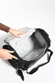 Unisex Kabin Boy Çapraz Askılı Omuz Çantası Seyehat Spor Çantası Hafif Klinkır Kumaş 40*25 Cm - 10