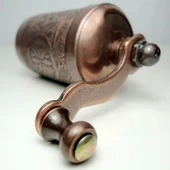 Osmanlı Motifli Kahve Ve Baharat Değirmeni Gümüş thumbnail 5