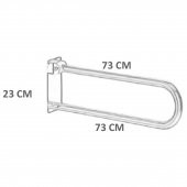 Standart Engelli Mafsallı Tutunma Barı - 4