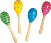 Renkli Ahşap Marakas - 5