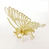 3D Ahşap Puzzle - Kelebek - 3