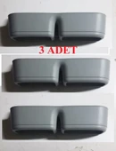 3 Adet Banyo Terlik Tutucu - Kapı Arkası Pratik Raf - Terlik Tutucu - 5