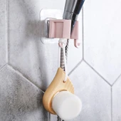 Duş Başlığı Askısı -Yapışkanlı 2 Kademeli Çift Askılı Lif tutucu - 5