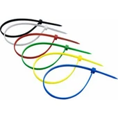 30 Adet Renkli Plastik Cırt Kelepçe Kablo Bağı Kablo Düzenleyici - 2