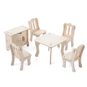 3D Ahşap Puzzle - Yemek Odası - 2