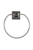 Piramit Yapışkanlı Yuvarlak Havluluk - Metal Havlu Askısı - 1