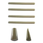 4 Adet Beyaz Kapı Altı Isı Yalıtımı Süngeri Kapı Altı Rüzgarlığı U Şekilli Geçmeli Strafor thumbnail 1