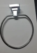 Piramit Yapışkanlı Yuvarlak Havluluk - Metal Havlu Askısı - 2