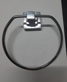 Piramit Yapışkanlı Yuvarlak Havluluk - Metal Havlu Askısı - 3