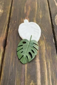 Monstera Yaprak Küçük Silikon Mum Kalıbı - 4