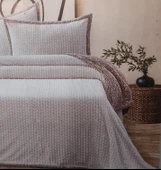 ÇİFT KİŞİLİK YATAK ÖRTÜSÜ SETİ ALLDAY MOSAİC BEJ thumbnail 2