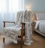 CYL ÇİFT KİŞİLİK ŞÖNİL BATTANİYE BEJ thumbnail 1