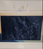 APRİCİTAS BATTANİYE ÇİFT KİŞİLİK EMBOSS LACİVERT thumbnail 6