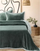 ÇİFT KİŞİLİK YATAK ÖRTÜSÜ SETİ ALLDAY MOSAİC HAKİ thumbnail 2