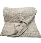 APRİCİTAS BATTANİYE EMBOSS ÇİFT KİŞİLİK BEJ thumbnail 2