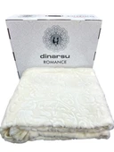 ROMANS EMBOSS TEK KİŞİLİK BATTANİYE KREM thumbnail 1