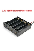 18650 2 Tel 4lü Pil Kutusu Paralel - 5
