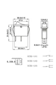15A 250V İnce Anahtar KCD3-101 - 5