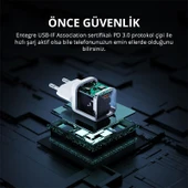 AUKEY PA-B1T-WH 20W OMNIA II MINI GAN PD QC 3.0 TYPE C HIZLI SARJ ADAPTÖRÜ - 2