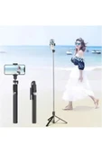 ASFAL Gopro Uyumlu, Bluetooth Kumandalı, 170 Cm Selfie Çubuğu Ve Tripod Telefon Tutacağı thumbnail 3